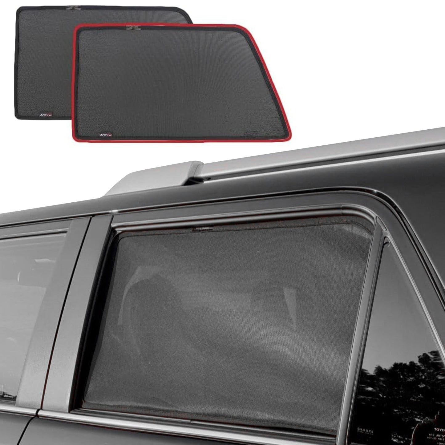 for Toyota 4Runner 5th Generation Car Rear Window Shades (N280; 2009-Present) - OMOTOR