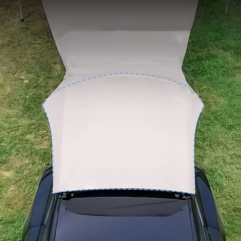 Tesla Model Y Tailgate Camping Canopy Tent - UV-Proof Sunshade Awning Custom Fit for Outdoor Travel