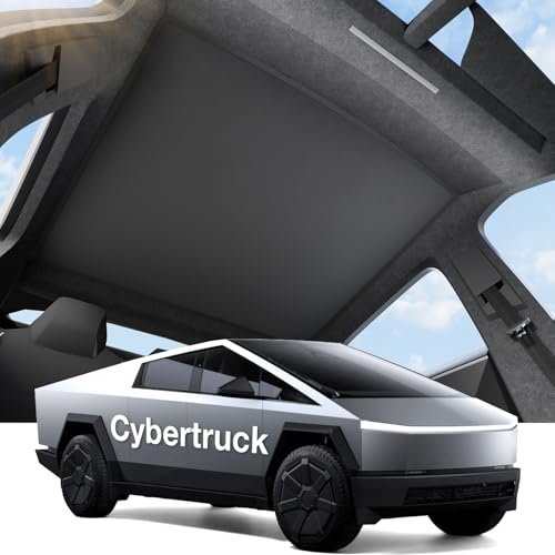 Black Interior Sunshade Roof For Tesla Cybertruck 2023~2026