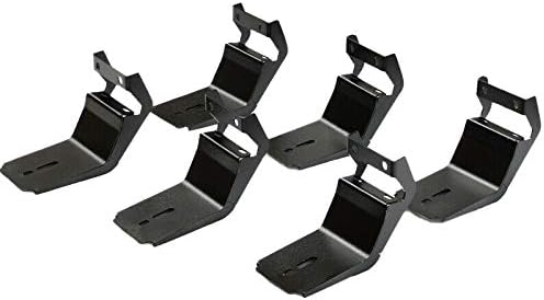 Side Step Nerf Bar Running Board Replacement for Ford F-150 Crew Cab 04-14(4 Full Size Door),6 Inch Step Pad Design,OE Style (Black Powder-Coating) - OMOTOR