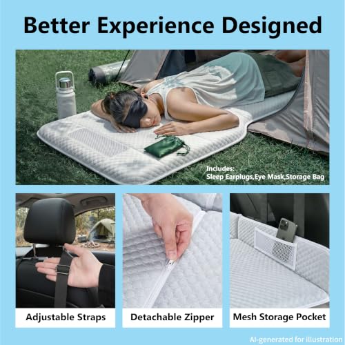 No Inflation Car Mattress for Toyota Land Cruiser for Camping & Road Trips
