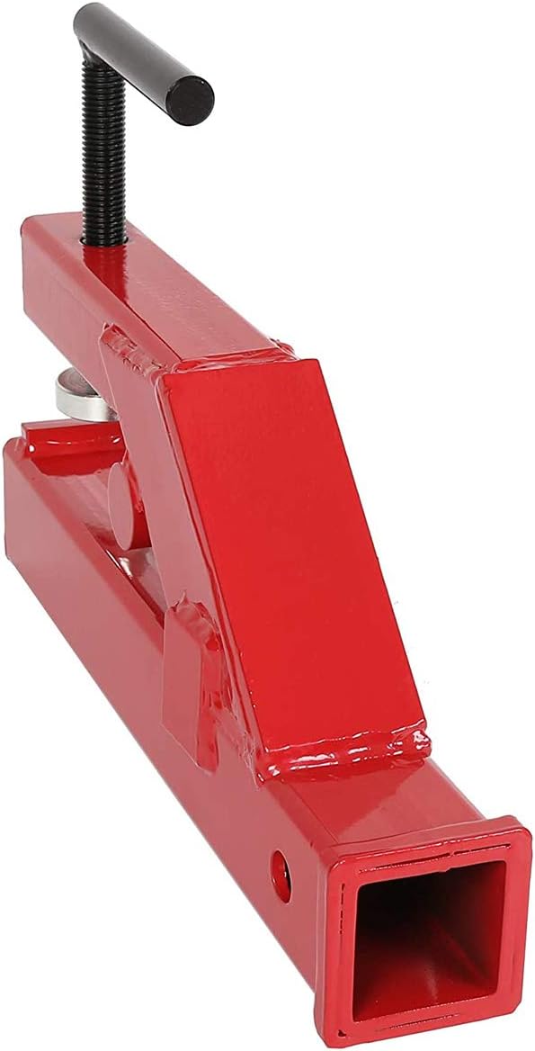 Clamp On Trailer Hitch 2" Ball Tractor Mount Receiver Hitch Mount Adapter Compatible with Deere Bobcat Tractor Bucket - OMOTOR