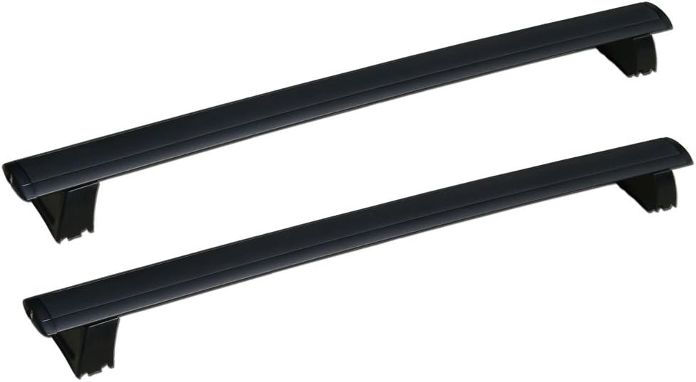 Crossbars Roof Racks Luggage Racks Replacement for 2011-2021 Jeep Grand Cherokee with Grooved Metal Roof Side Rails - OMOTOR