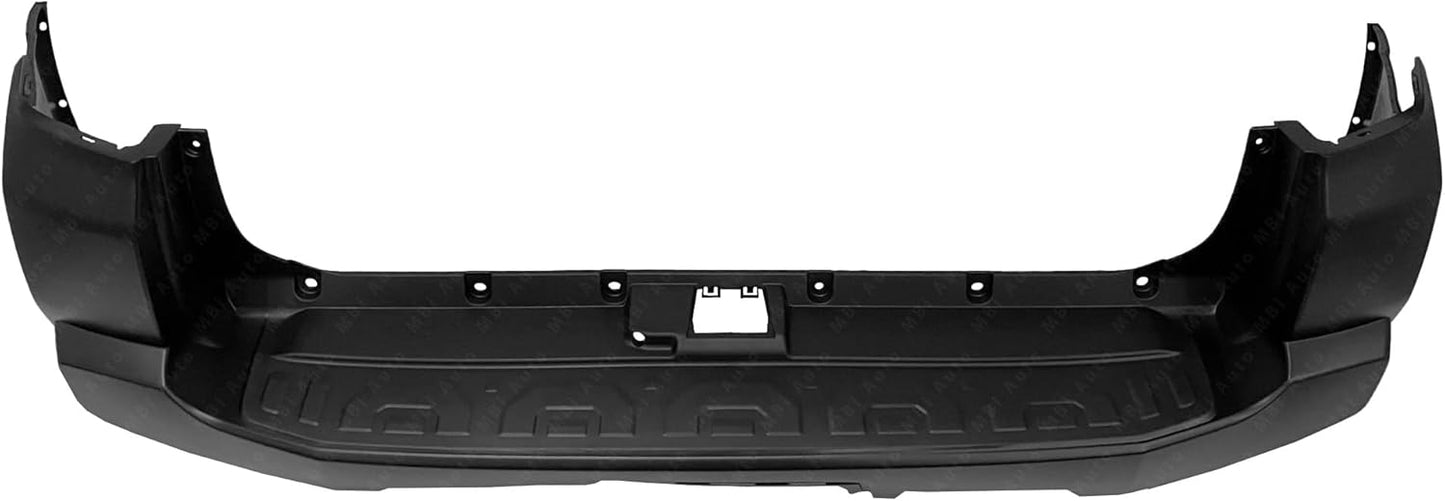 BUMPERS THAT DELIVER - Primered, Rear Bumper Cover Replacement for 2014-2024 Toyota 4Runner SR5 14-24, TO1100312