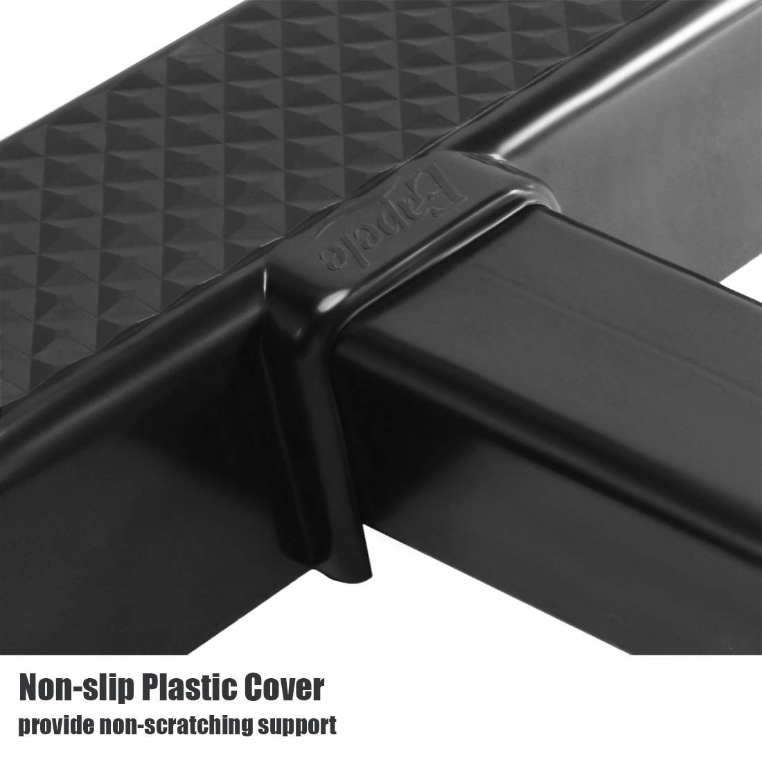 Hitch Step for 2” Receivers, Strong Steel Construction Rust Resistant Powder Coated Finish with Hitch Pin, 600lbs Maximum Load - OMOTOR