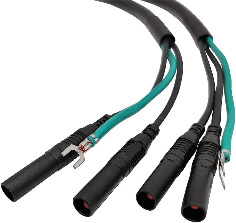 Parkworld 61094 30 Amp Inverter Generator Parallel Cord, Inverter Generator Parallel Kit Terminals with Cable to RV 30A TT-30R Female, 120V, 30A, 3FT (Black)