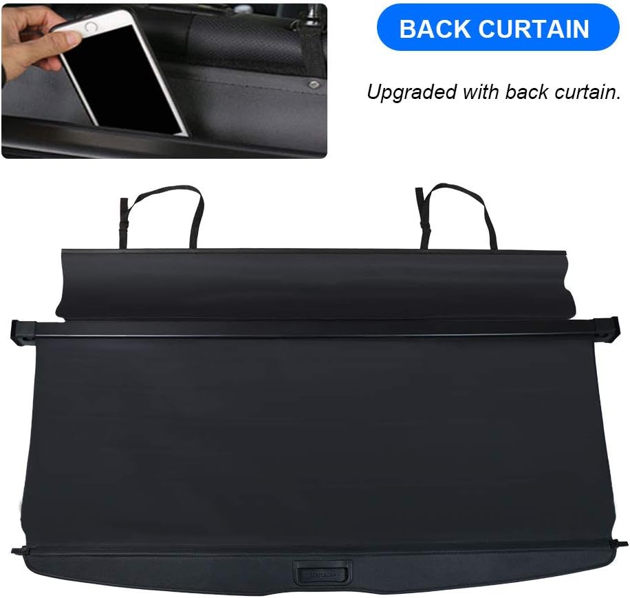 Cargo Cover for Toyota 4Runner Accessories 2010-2022 2023 2024 Rear Trunk Shade Cargo Cover