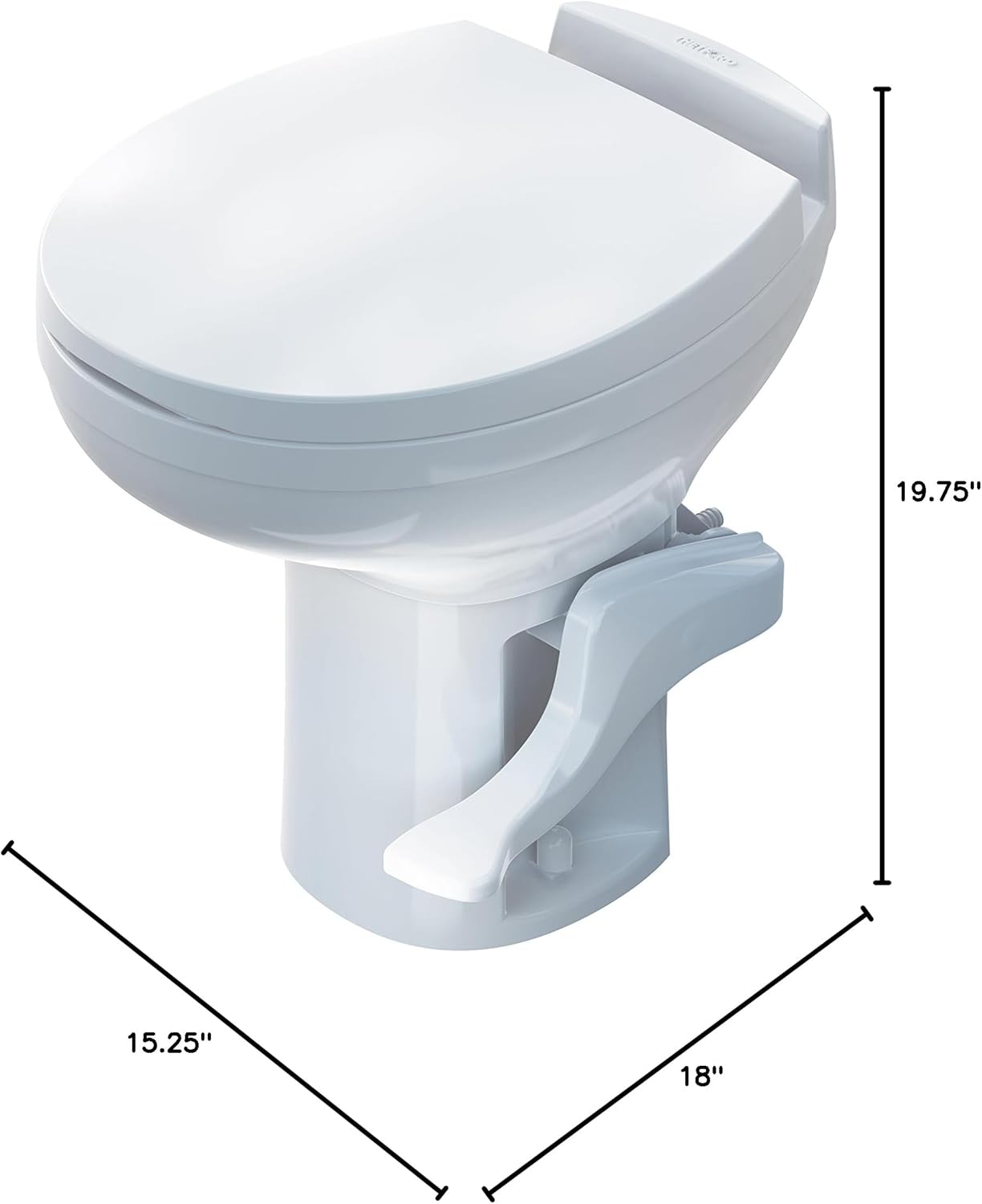 Aqua-Magic Residence RV toilet / High Profile / White - Thetford 42169