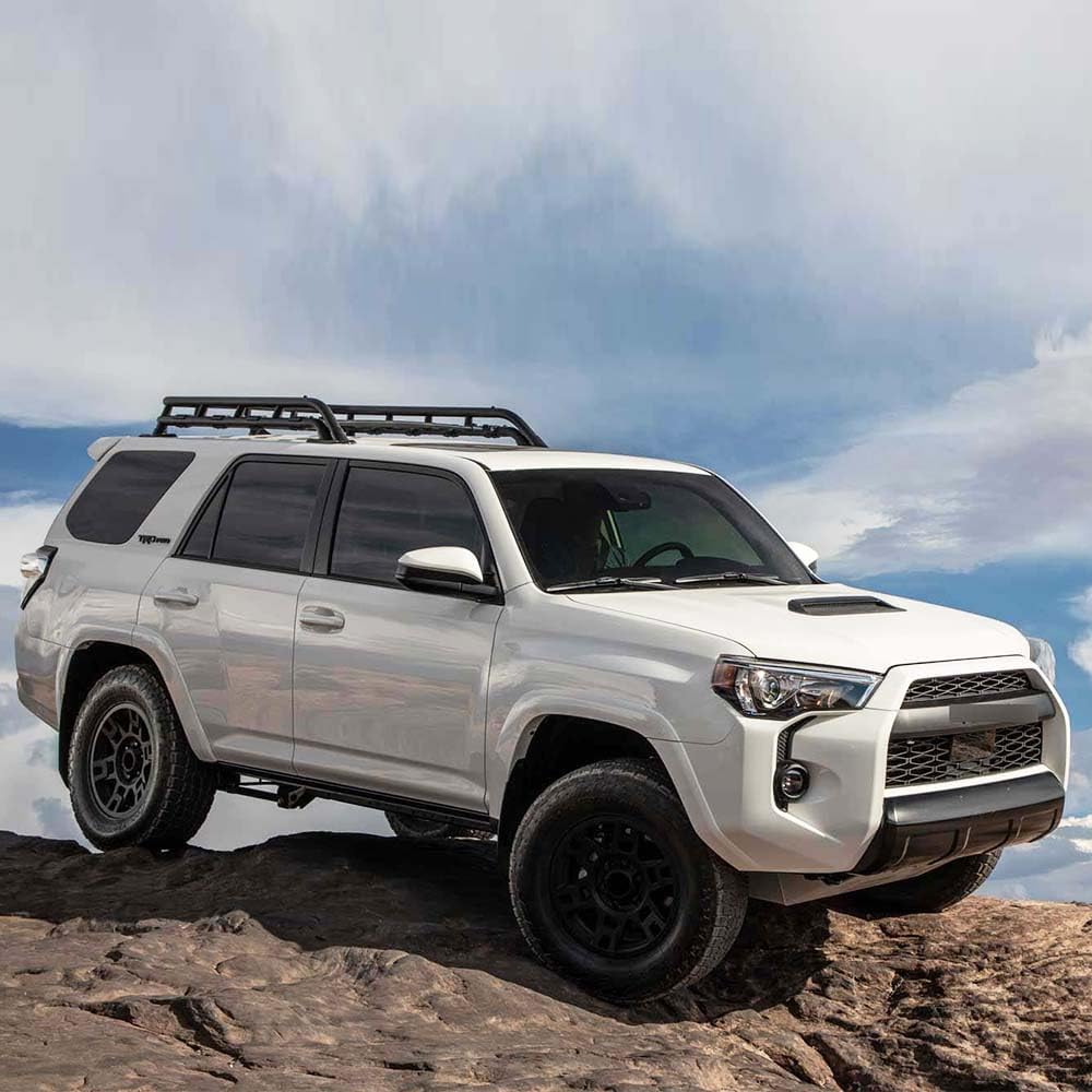Roof Rack Basket Fit for 2010-2024 Toyota 4Runner Rooftop Luggage Cargo Carrier Extra Bar Replacement - OMOTOR