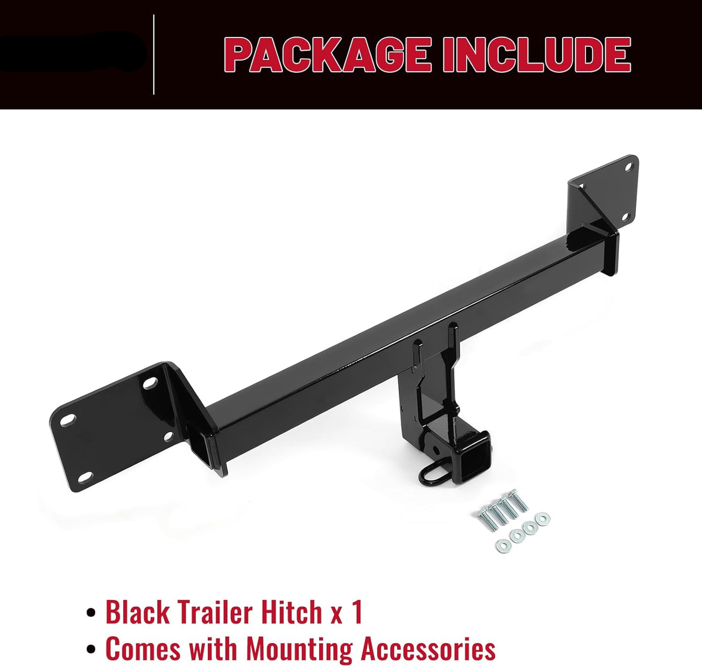 HECASA 2" Class 3 Trailer Hitch Receiver Compatible with 2021-2022 Ford Bronco Sport Except First Edition Steel Powder Coated