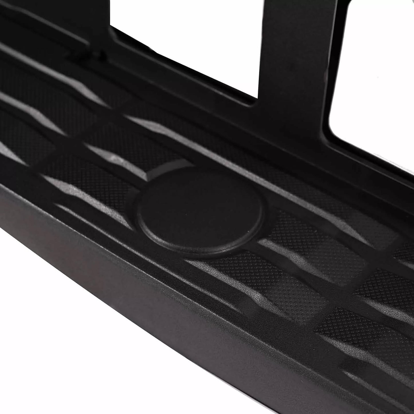 Steel Black Rear Step Bumper Compatible with 2014 - 2021 Toyota Tundra