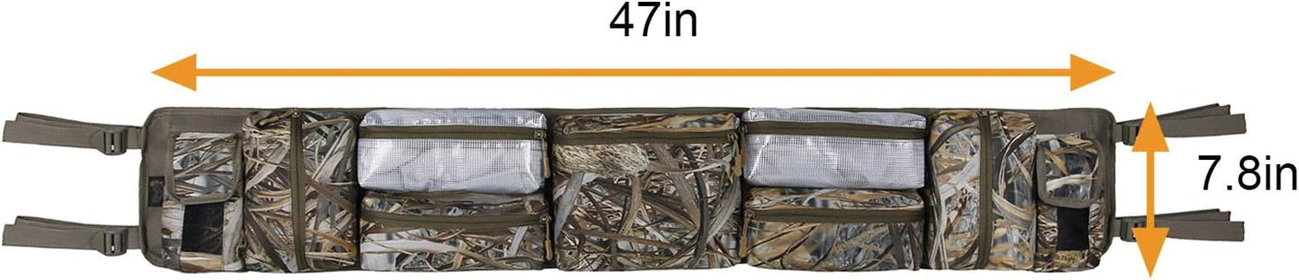 MYDAYS UTV Roll Cage Organizer Case, Cargo Rear Storage Bag Gear Bags,Tools Storage Solution for Most Full Size UTVs, Polaris, Yamaha and Kawasaki UTVs