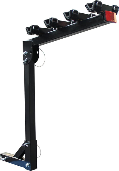Hitch Mount Bike Rack - 4-Bike Rack, Black for Cars, Trucks, SUVs, and Minivans