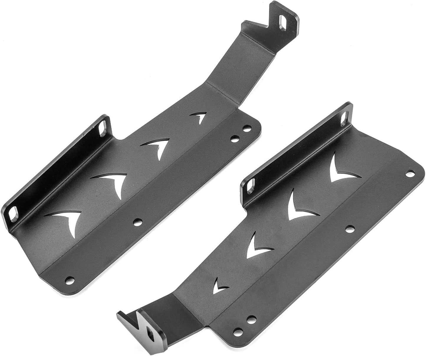 WeiSen 2PCS 42" Dual Row Curved LED Light Bar & Front Hidden Grill Light Bar Mounting Brackets w/Wiring Kit Compatible with Toyota Tundra 2014-2021