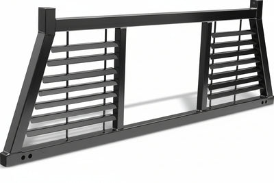 Half Louvered Rack Frame Only For 2001-2025 Chevrolet/GMC Silverado/Sierra 2500/3500HD; 2017-2025 Dodge RAM 1500/2500/3500; 2004-2025 Nissan Titan & Others