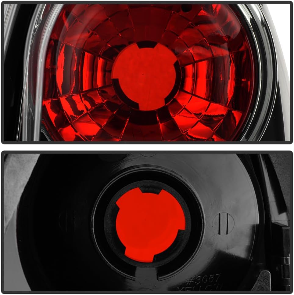 ACANII - For 1996-2000 Dodge Caravan Town & Country Voyager 98-03 Durango Smoked Tail Lights Brake Lamps Left+Right