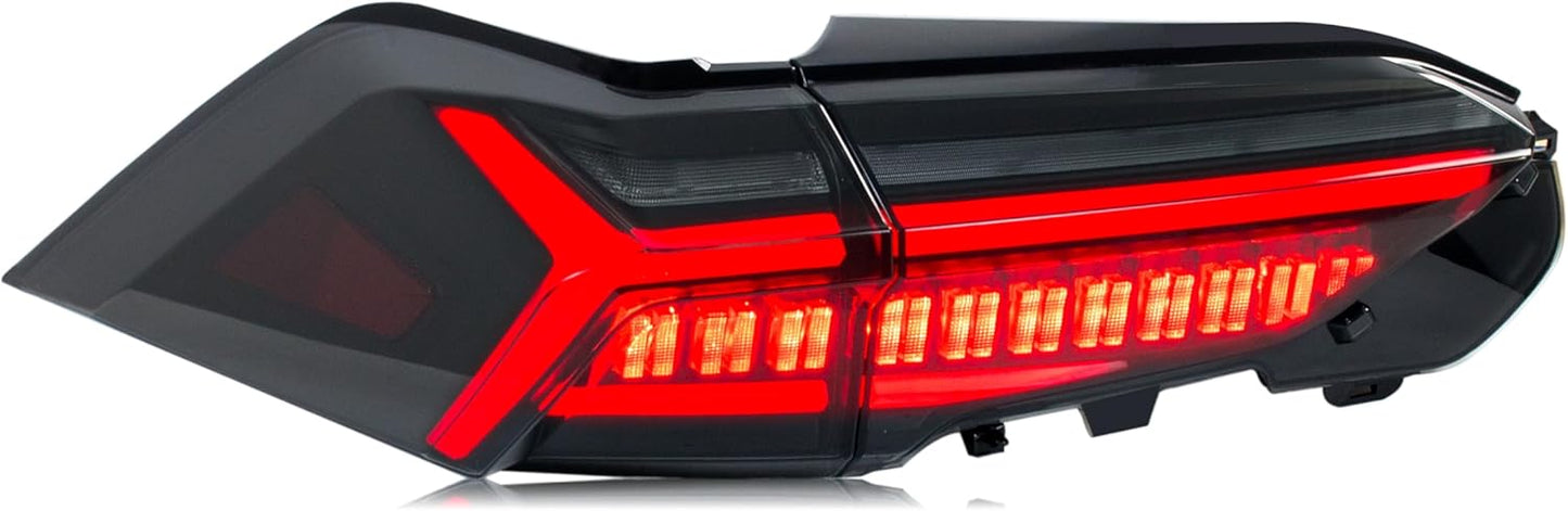 inginuity time LED Tail Lights for Toyota RAV4 2019-2024 Start-up Animation Sequential Turn Signal Rear Lamps Accessory Assembly