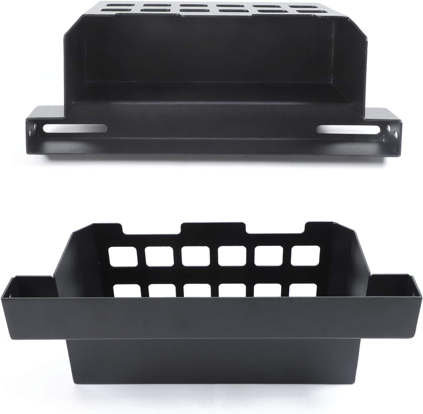 Rear Molle Panel Trunk Side Cargo Rack Shelf Organizer Storage Tray Basket Metal Cargo Holder for 1997-2022 Jeep Wrangler TJ JK JL