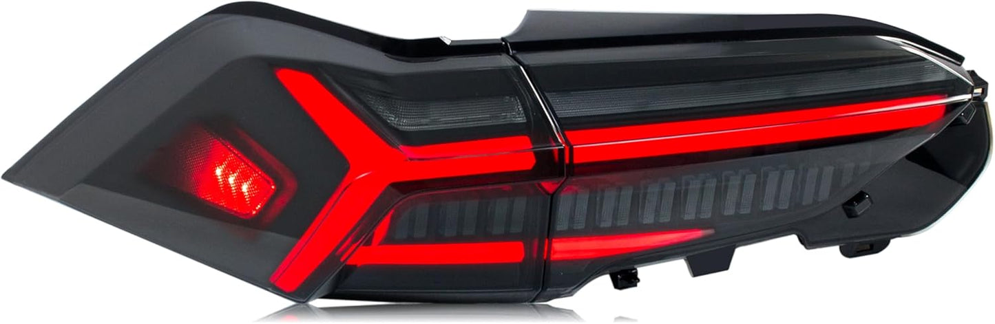 inginuity time LED Tail Lights for Toyota RAV4 2019-2024 Start-up Animation Sequential Turn Signal Rear Lamps Accessory Assembly
