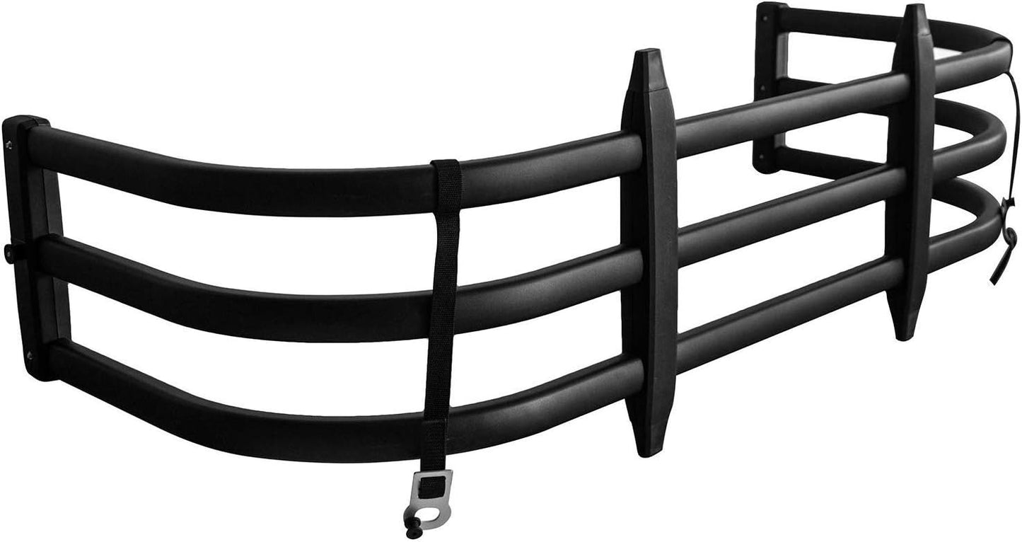 Black Aluminum Truck Bed Extender Retractable 59-69 inches for Silverado Ram Tundra Ford and Other Full-Size Trucks - OMOTOR
