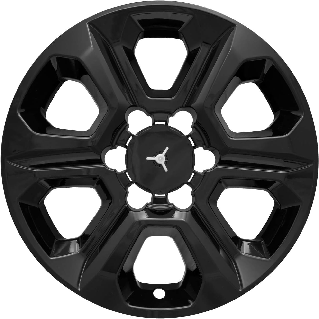 Set of 4 17" 6 Spoke Wheel Skins for Toyota 4Runner SR/SR5 2014-2021 - Gloss Black