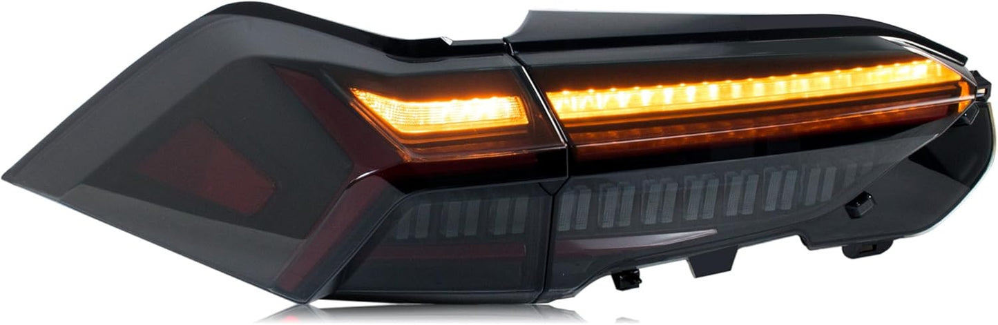 inginuity time LED Tail Lights for Toyota RAV4 2019-2024 Start-up Animation Sequential Turn Signal Rear Lamps Accessory Assembly
