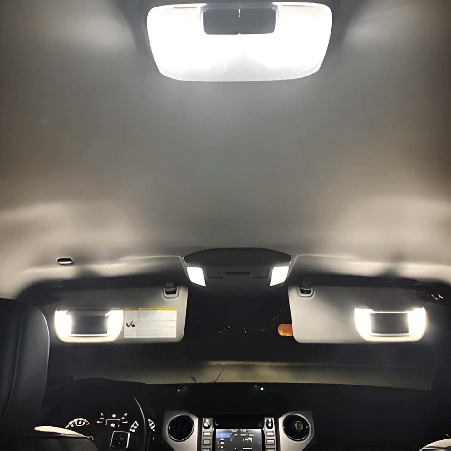 EASY EAGLE Super Bright LED Car Interior Lights, 6000k White Bulbs Kit for 2007-2019 2020 2021 Toyota Tundra with Install Tool(18 pcs)