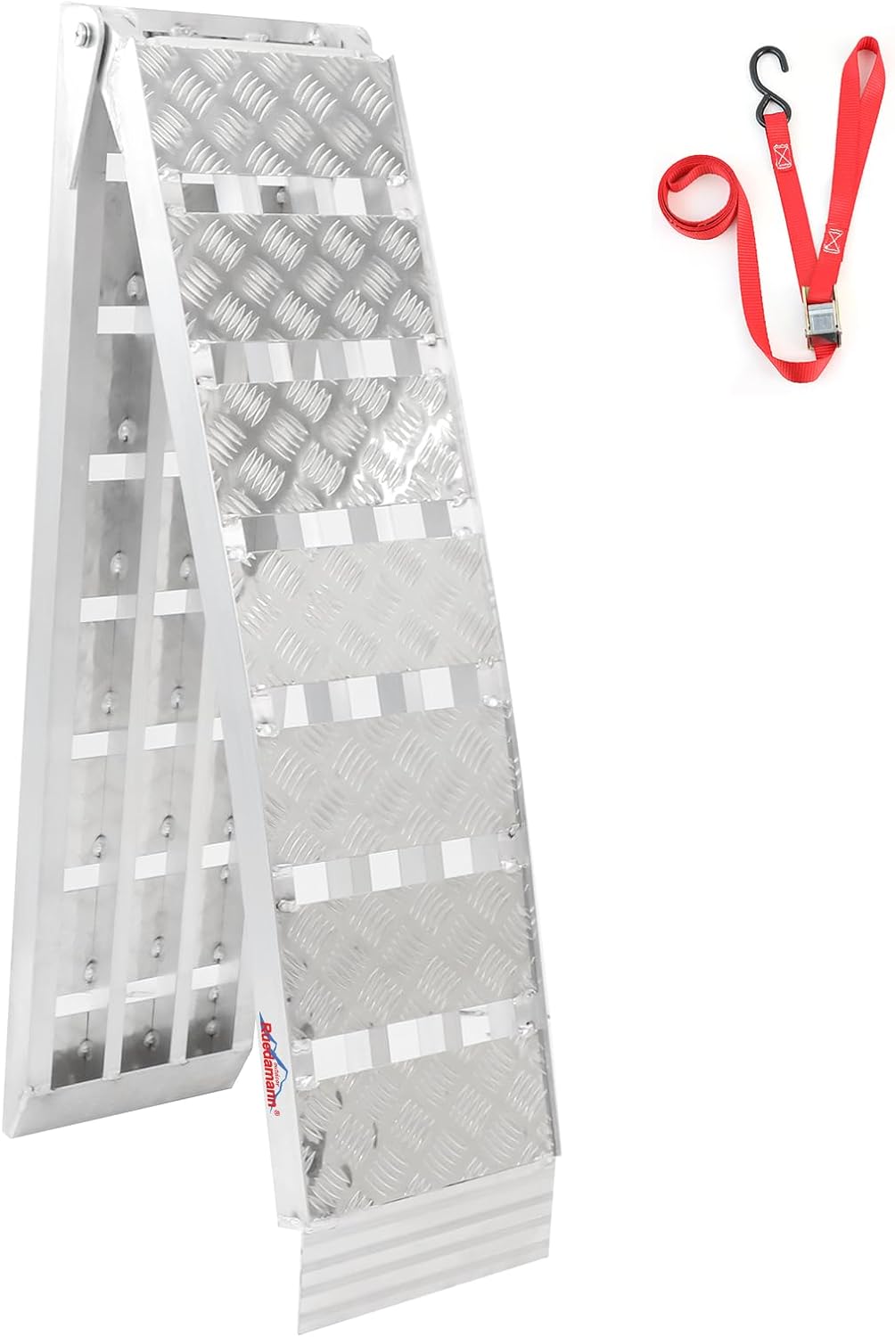 7.5'L × 11" W Folding Loading Ramp, 1500 lbs Capacity, Heavy-Duty Aluminum Portable ATV UTV Ramp/Motorcycle Ramp/Truck Ramp for Dirt Bikes,Carts,Trucks,Lawn Mowers,Snow Blowers Pickup,1 PC - OMOTOR