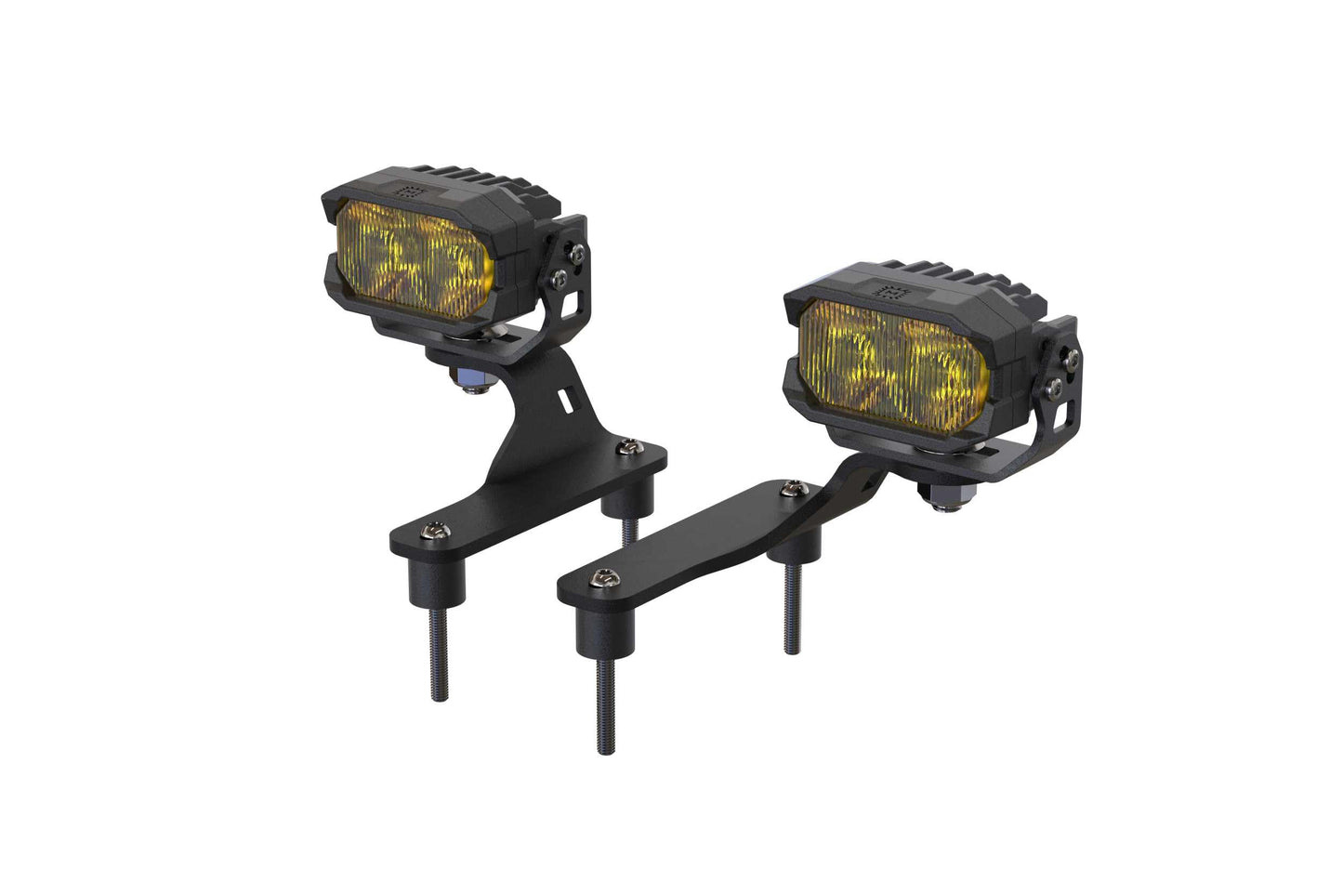 Morimoto 2Banger Ditch Light Kit: Fits Jeep Wrangler JL (NCS Yellow Combo Beam)