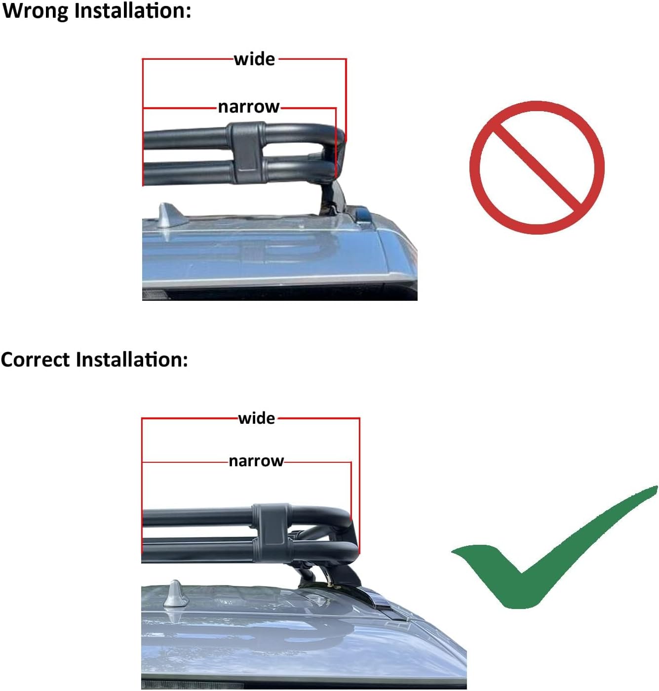 Heavy Duty Roof Rack Basket Compatible for Toyota RAV4 (2019-2025) | Rooftop Cargo Basket Extra Bars Luggage Carrier