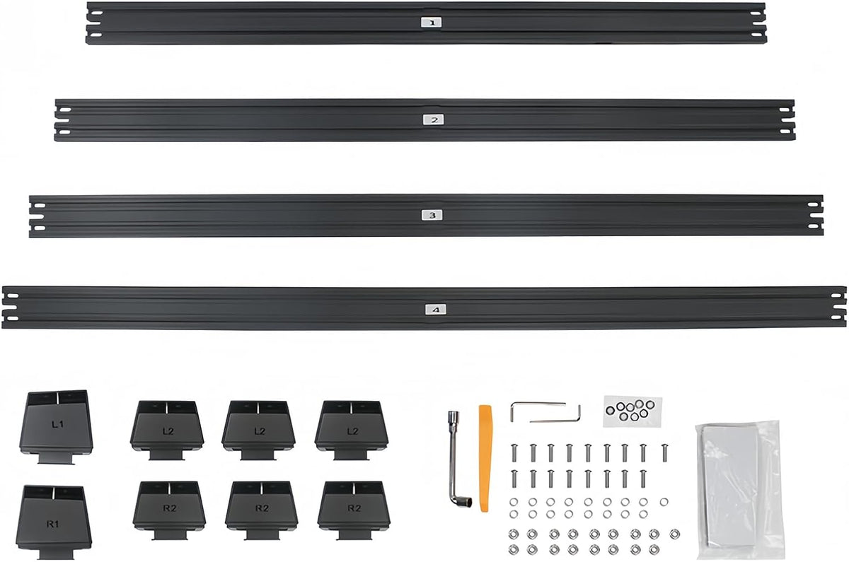 4PCS Cargo Bars Rails for Tesla Cybertruck