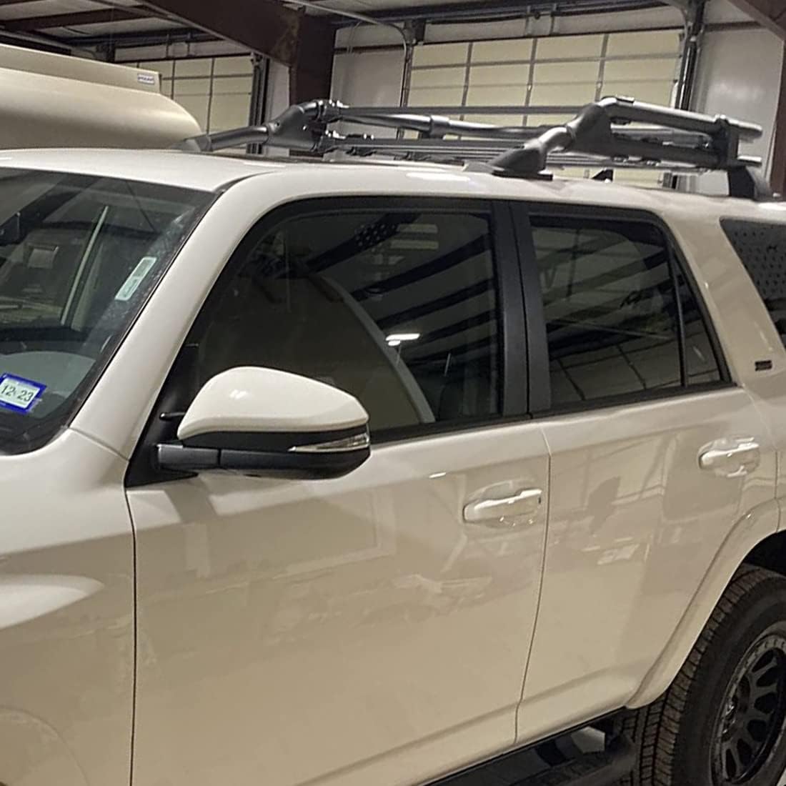 Roof Rack Cargo Basket Compatible with 2010-2023 Toyota 4Runner Rooftop Luggage Carrier Aluminum - OMOTOR