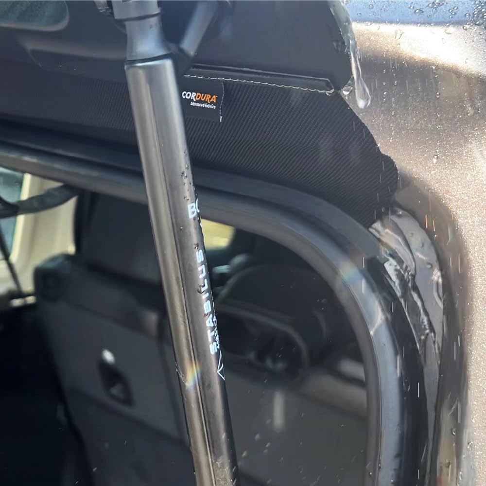 AZUTO Rear Window Trench Hood for Jeep Wrangler JL 2018-2024 Wrangler Accessories MHG-045