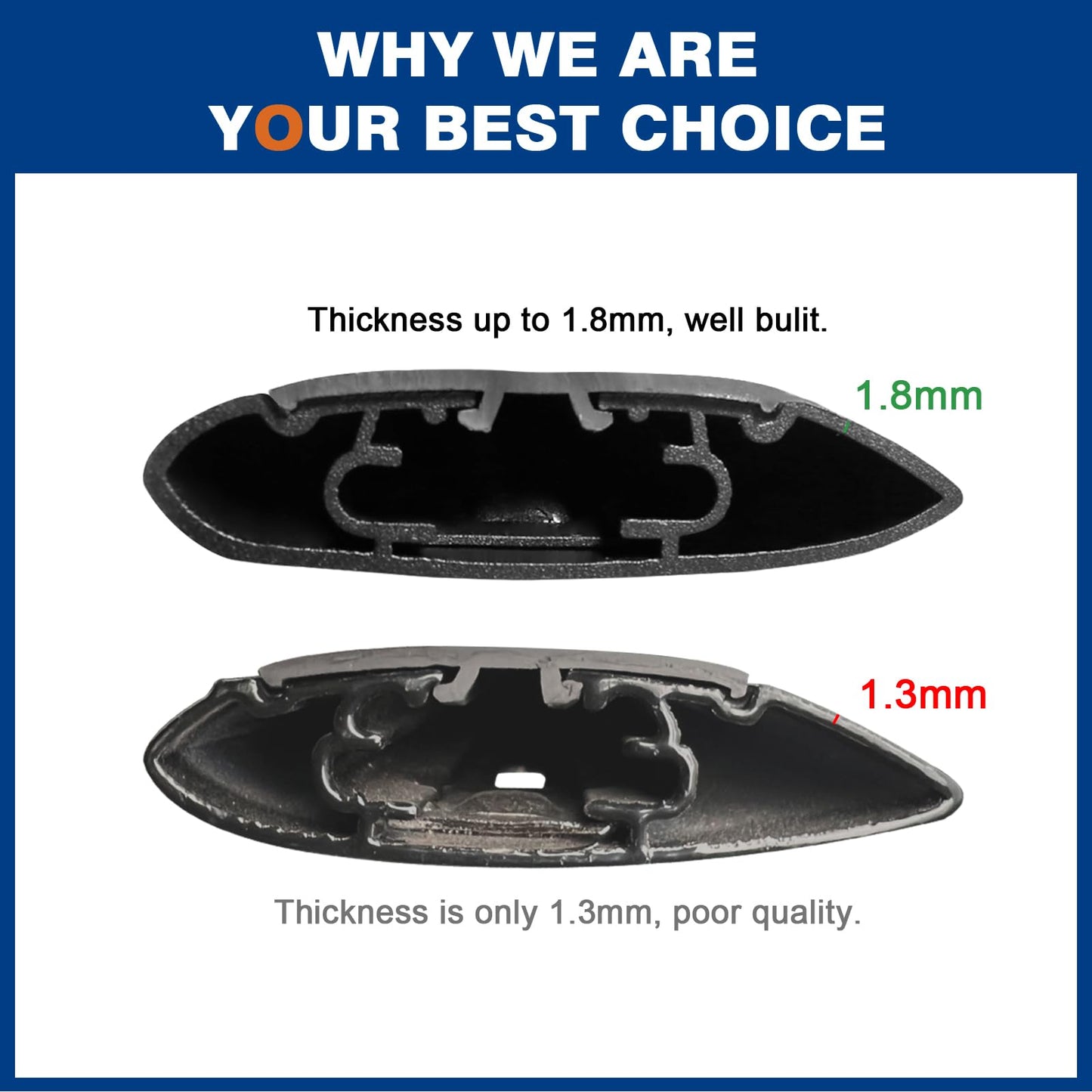 Roof Rack Cross Bars Compatible with Jeep Grand Cherokee L 2021-2024 and 2022 2023 2024 Grand Cherokee WL, Heavy Duty 220lb Aluminum Crossbar Racks Roof Rail Rooftop Luggage Canoe Carrier - OMOTOR