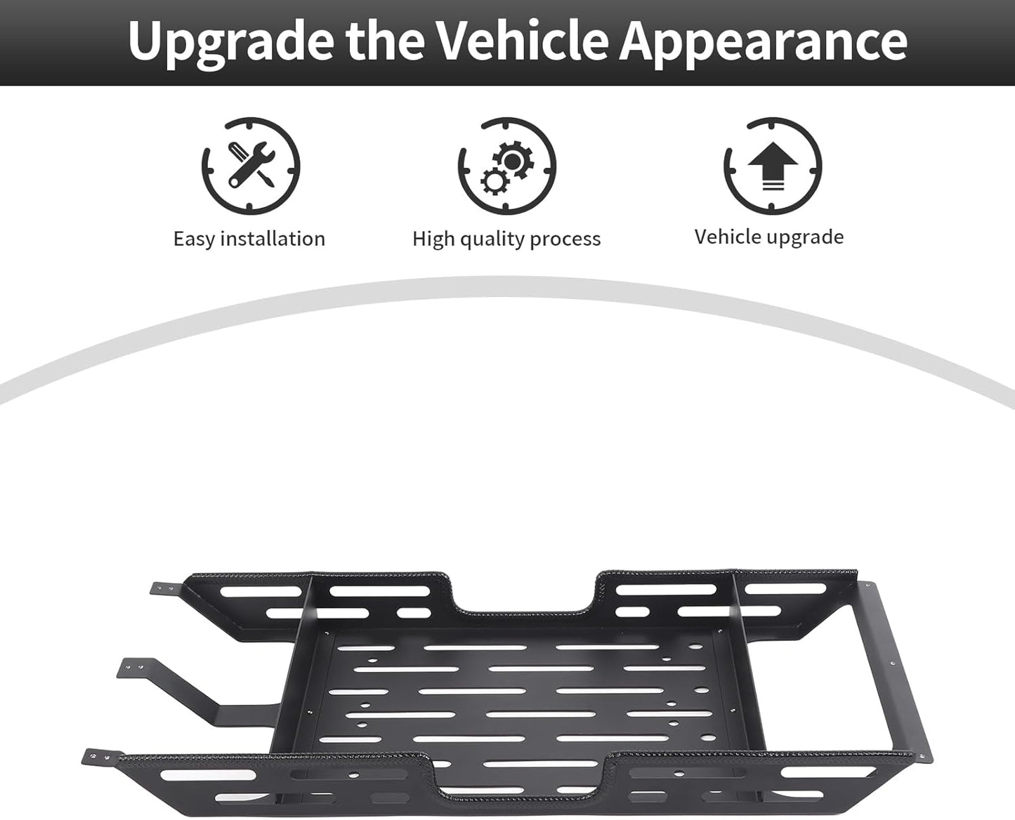 CheroCar Roof Rack Overhead Molle Panel Accessories Fit for 2018-2025 Jeep Wrangler JL JLU, for 2018-2025 Jeep Gladiator JT