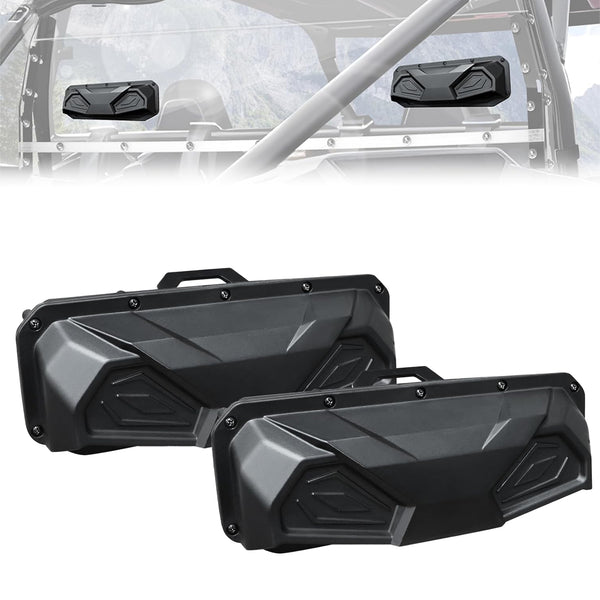 2PCS UTV Windshield Vents UTV Roof Vents Compatible with Polaris RZR General Ranger, Maverick Commander, Pioneer, Teryx KRX Mule - OMOTOR