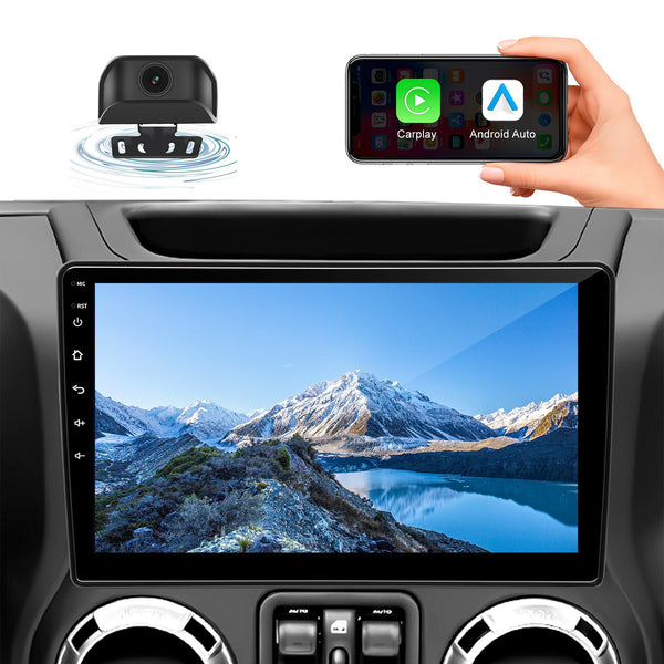 Car Stereo Radio for Jeep Wrangler JK Compass Grand Cherokee Dodge Ram 1500 - OMOTOR