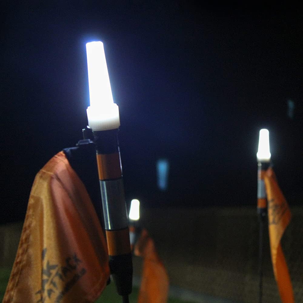 360 Degree LED MightyMount and Hardware Kayak Fishing Visibility Flag - OMOTOR