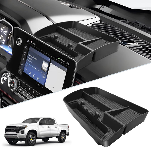 Dashboard Organizer with Phone Holder 2023-2026 Chevy Colorado/Canyon(Not for Speakers on Dash)