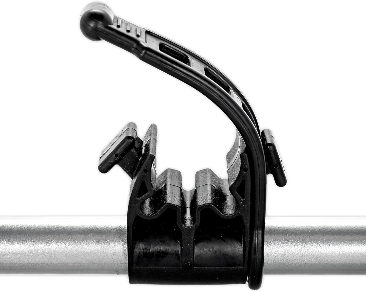 Camco RV Ladder Mount Bike Rack - Easily Holds 2 Bikes & Folds for Convenient RV Storage - Max Weight Capacity of 60 lbs - Designed w/Heavy Duty Steel (51492)
