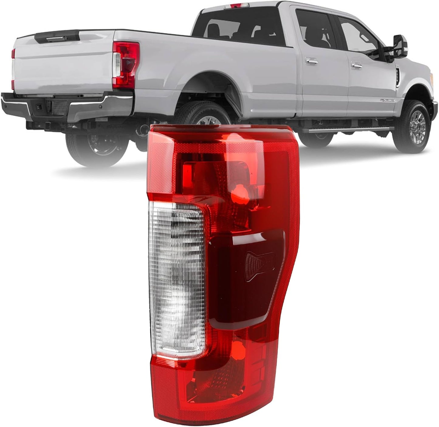 Tail Light Assembly for 2017-2019 Ford F250 F350 F450 Super Duty – Left & Right Rear Taillight Halogen Brake Lamp(Non-LED) - OMOTOR