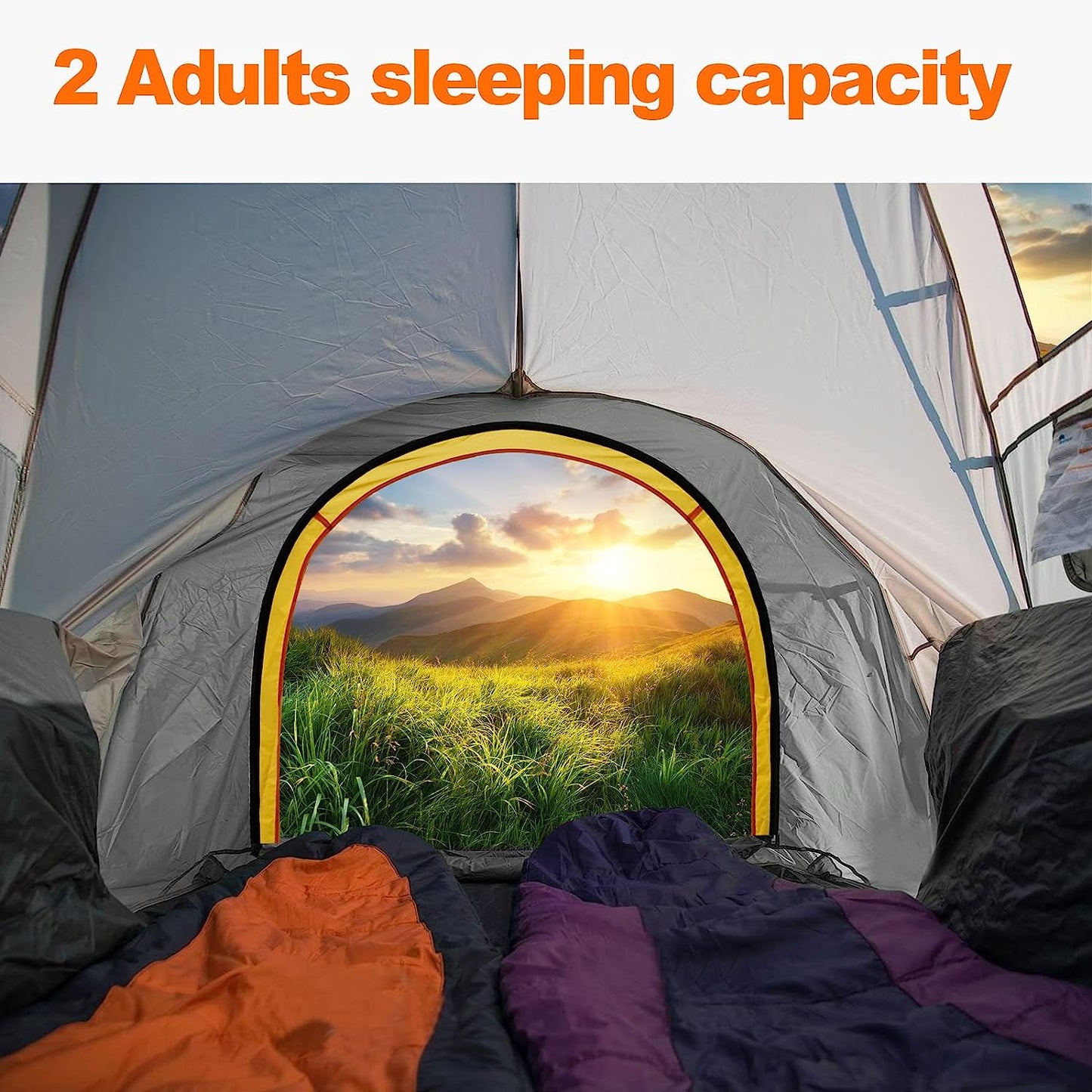 Pickup Truck Bed Camping Tent, Gladiator Truck Bed Tent with Removable Rainfly and Carrying Case, 5-5.5ft Bed - OMOTOR