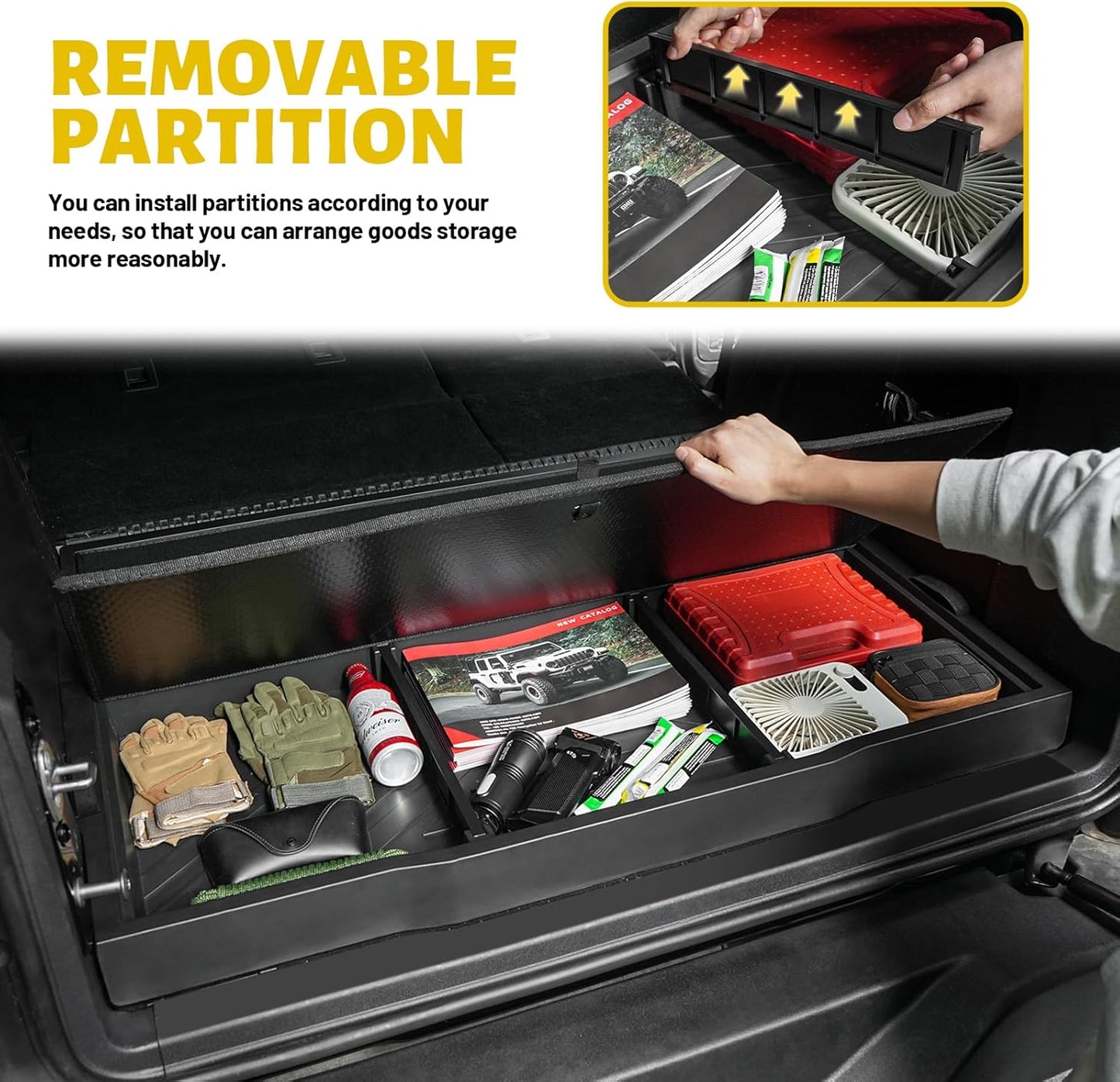 Trunk Hidden Storage Box for 2021–2025 Ford Bronco 4-Door