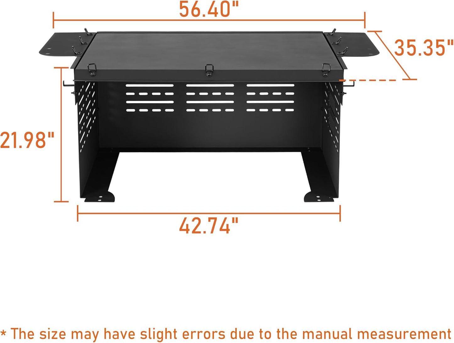 u-Box Bronco Rear Cargo Rack Trunk Security Deck Enclosure Luggage Storage for 2021 2022 2023 2024 2025 Ford Bronco 4-Door Hardtop (Exclude Bronco Sport & Rapot)