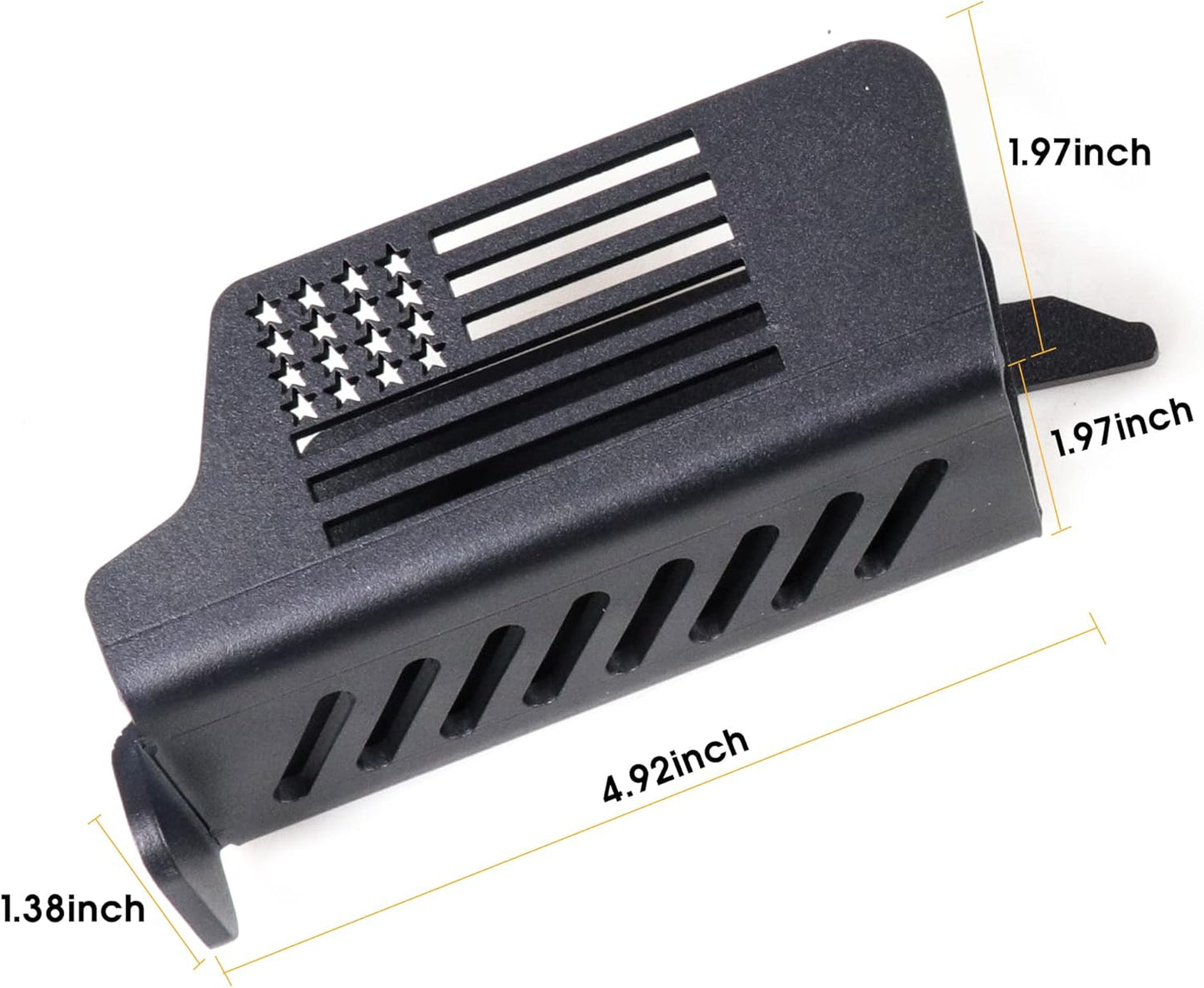 BESTAOO Door Hinge Front Foot Peg Rest Pedal for Ford Bronco Accessories 2021 2022 2023 2024 2025 2 Door 4 Door - 1 Pair