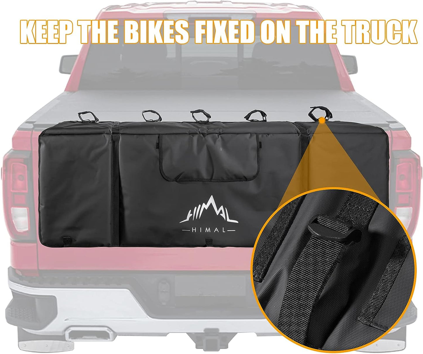 Outdoors Tailgate Pad for Mountain Bike, Tailgate Protection Pad with Tool - OMOTOR