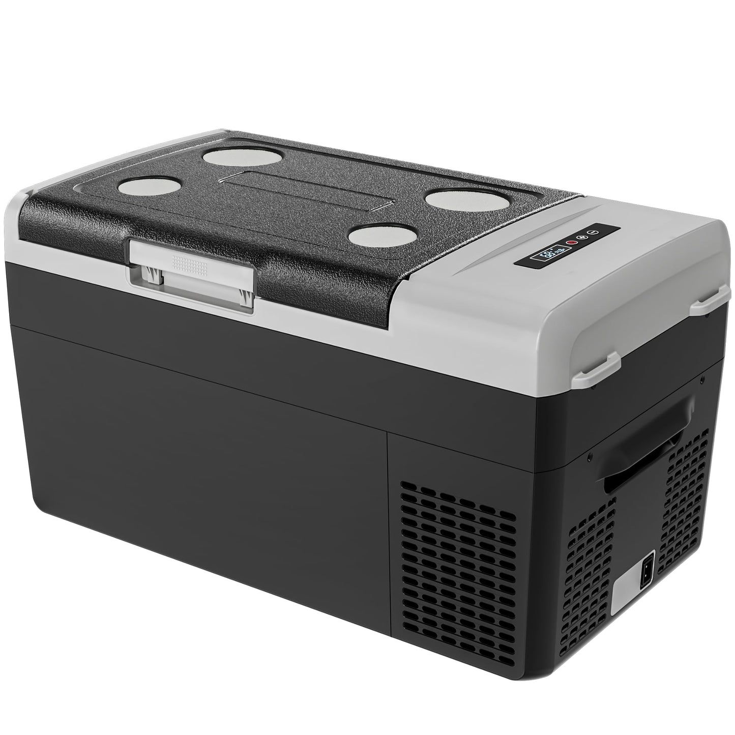 12 Volt Refrigerator Portable Fridge - 16Quart(15L) Electric Cooler Compressor fridge -4℉~68℉, 12/24V DC & 100-240V AC Car Refrigerator for Camping, RV, Fashing, Travel, Home