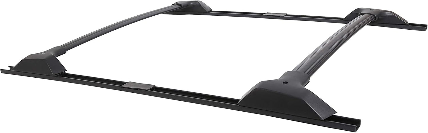 Roof Rack Set Cross Bars & Side Rail Compatible with 2009-2017 Chevy Chevrolet Traverse LS/LT/LTZ Factory Style Replacement for 19244268 Crossbars Cargo Racks Rooftop Luggage Carrier 165 Lbs - OMOTOR