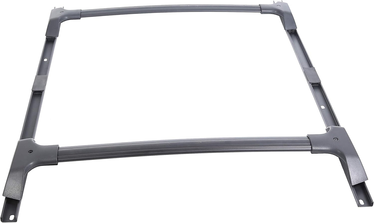 Roof Rack Set Cross Bars & Side Rail Compatible with 2009-2017 Chevy Chevrolet Traverse LS/LT/LTZ Factory Style Replacement for 19244268 Crossbars Cargo Racks Rooftop Luggage Carrier 165 Lbs - OMOTOR