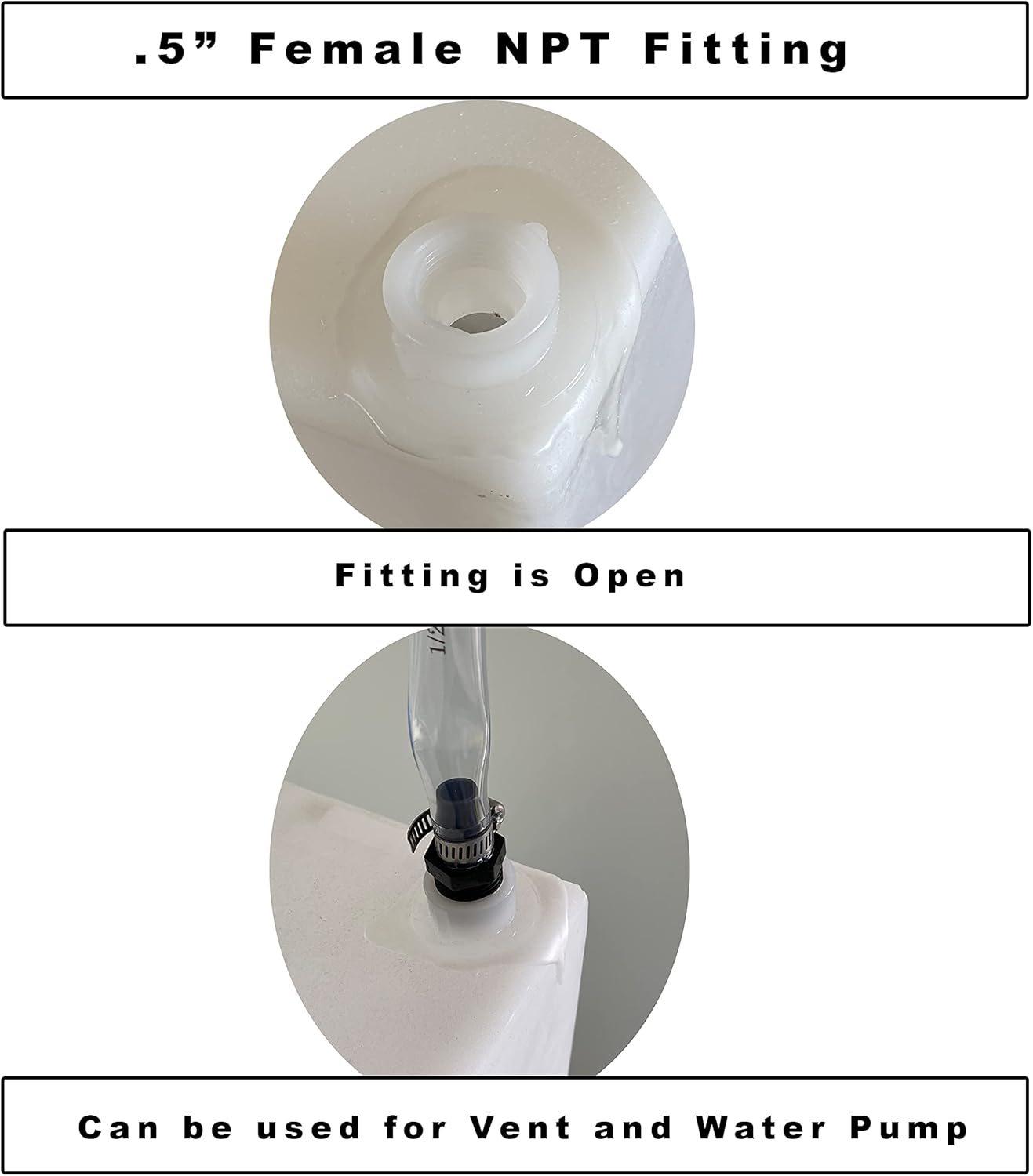 Class A Customs | 42 Gallon RV Concession Fresh and Gray Water Holding Tank | T-4200